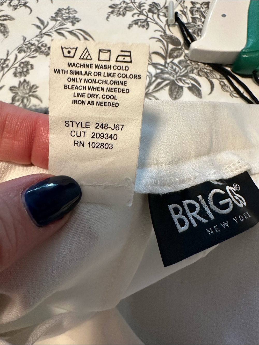 NWT Briggs New York White Back Zip Pencil Midi Skirt Size 16 Stretch Career - Picture 4 of 5